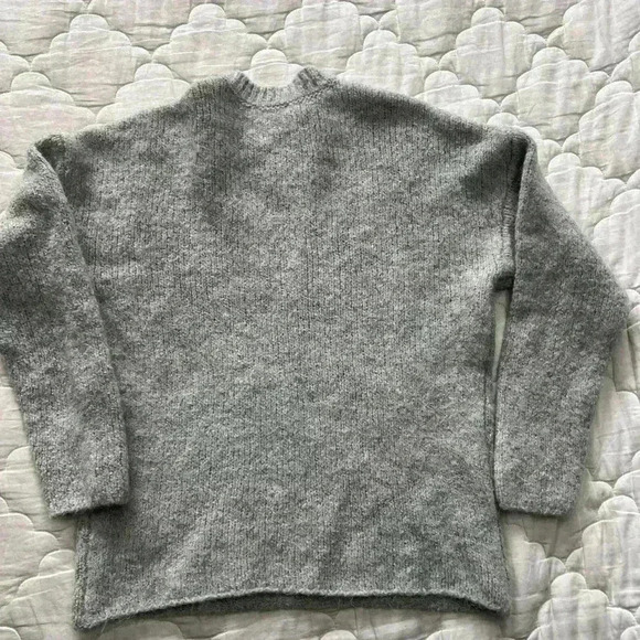 Selected Femme grey Alpaca Wool Crewneck Sweater xSmall - Picture 7 of 10